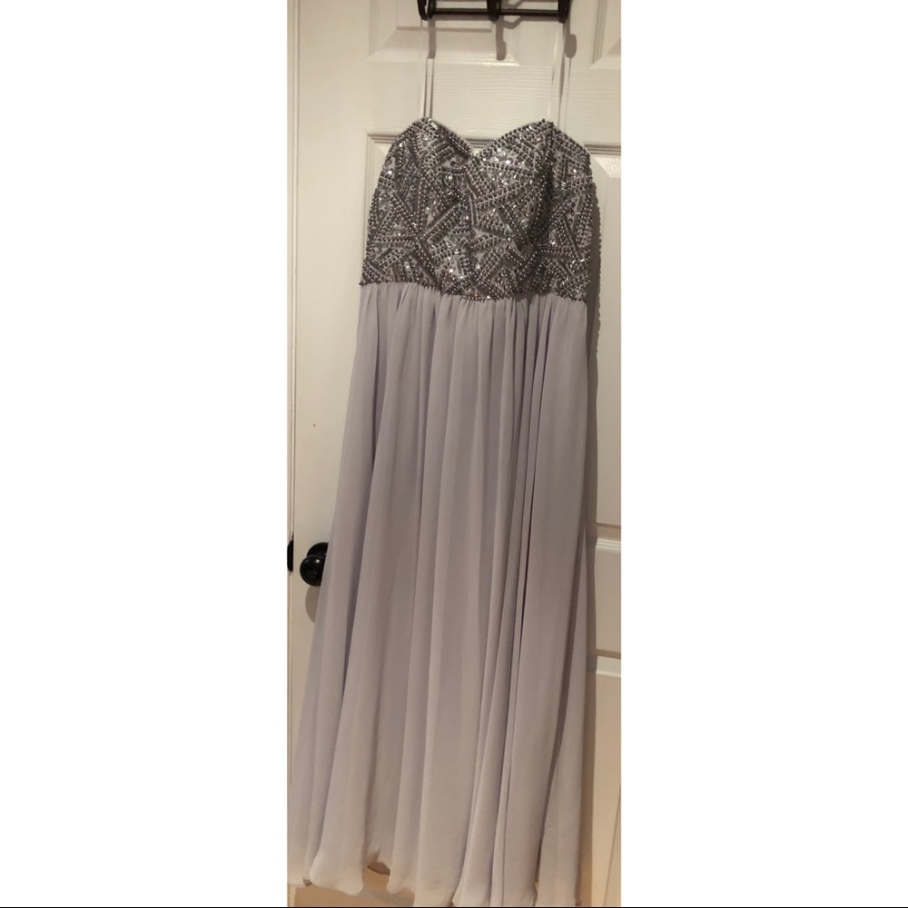 Grey formal dress